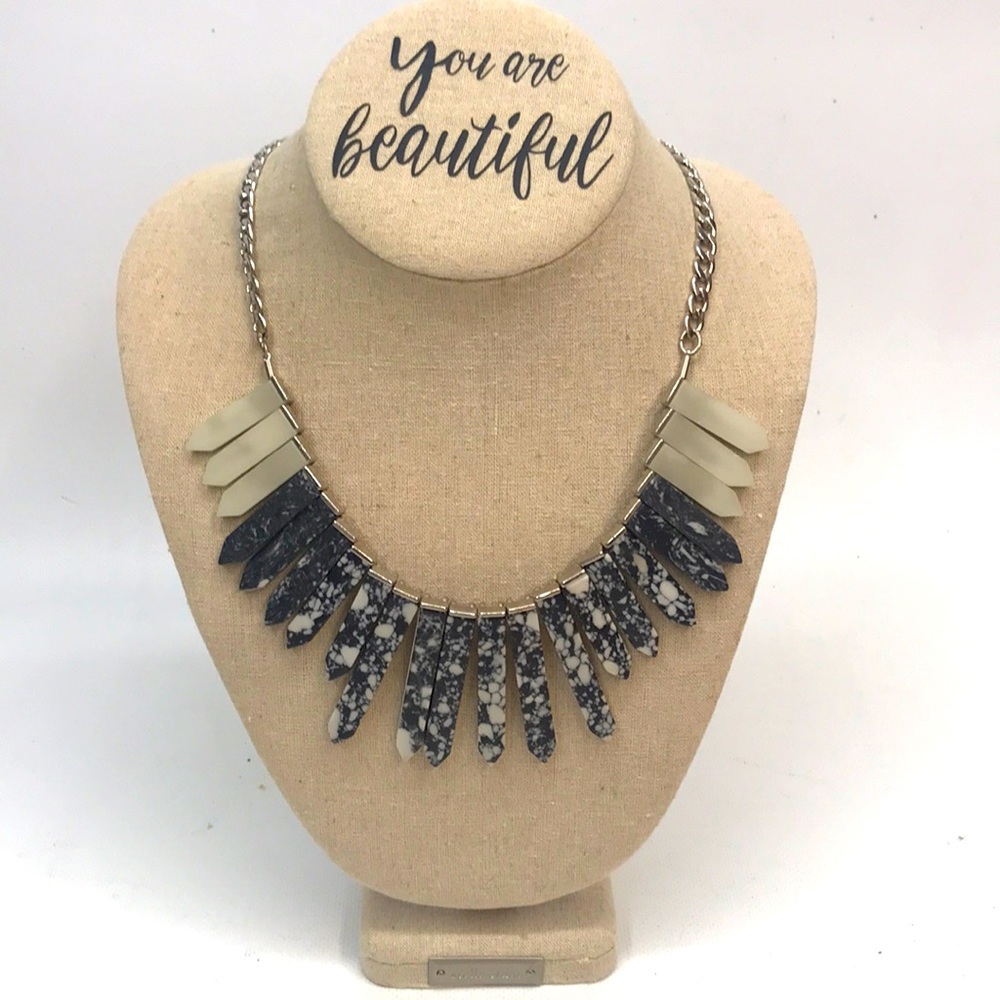 Baubles Stone Arrow Necklace Greys Vintage
